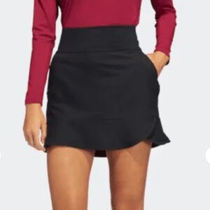 Adidas Ladies Frill Skort - Black, Size L